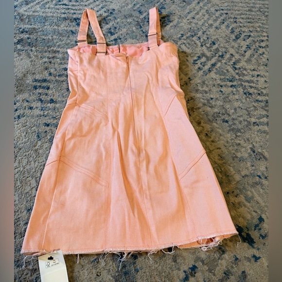 For Love and Lemons Monika Hook Front Mini Dress - Cotton Candy XS - Picture 5 of 6